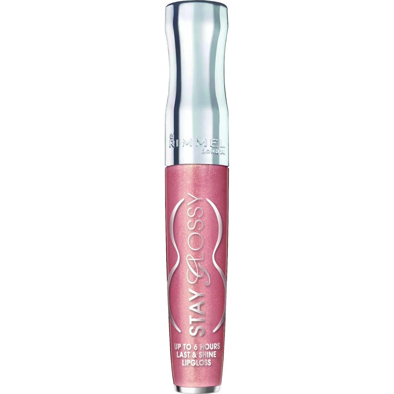 Rimmel Stay Glossy Lip Gloss 120 Non-Stop Glamour 5ml (0.18 Fl Oz) | Long-Lasting Shine thumbnail 1