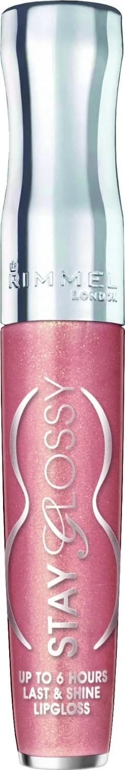 Rimmel Stay Glossy Lip Gloss 120 Non-Stop Glamour 5ml (0.18 Fl Oz) | Long-Lasting Shine - main product image