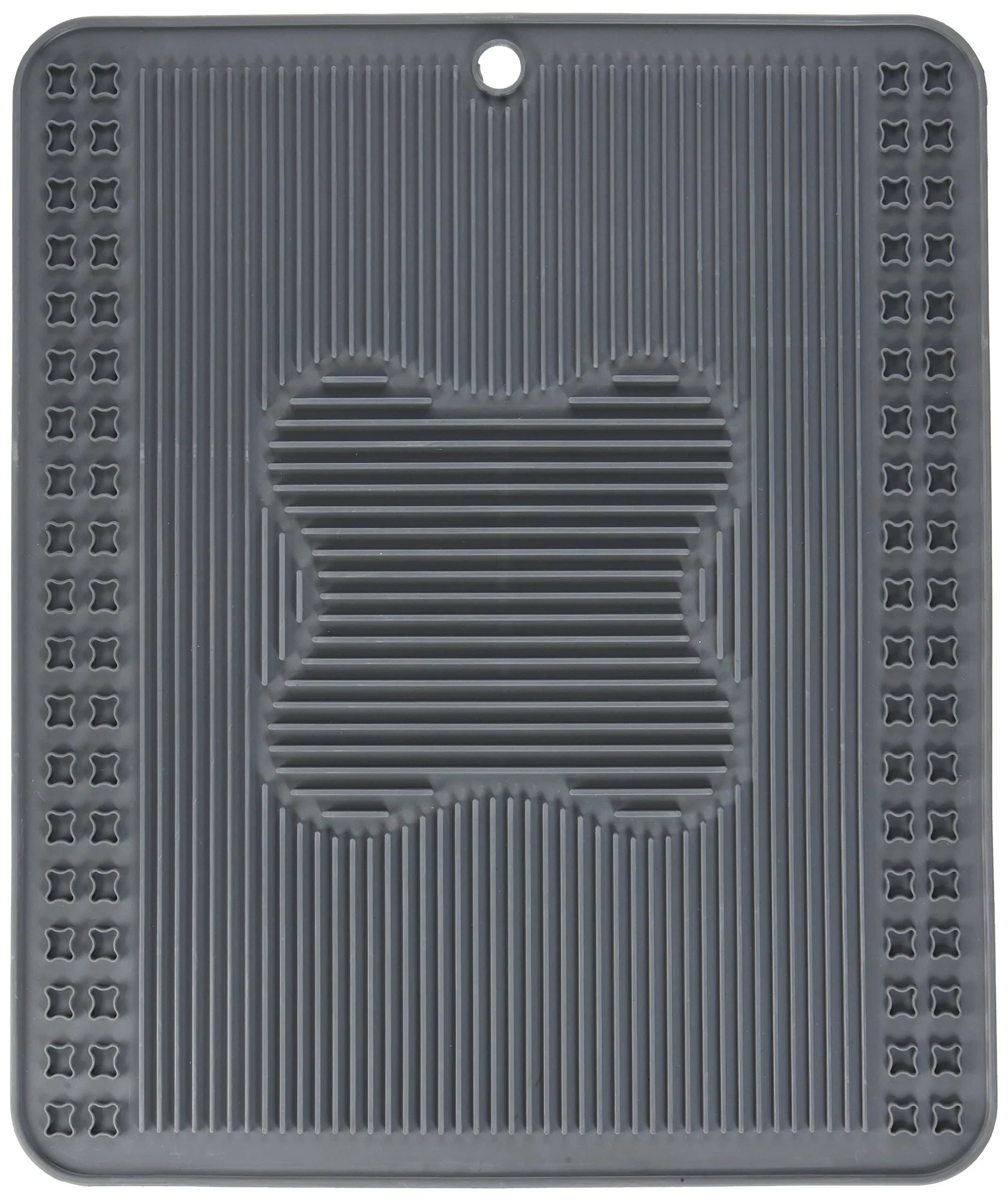 Catit Litter Pan Mat Gray 34cm (13.3in) | Catches Litter, Protects Floors - main product image