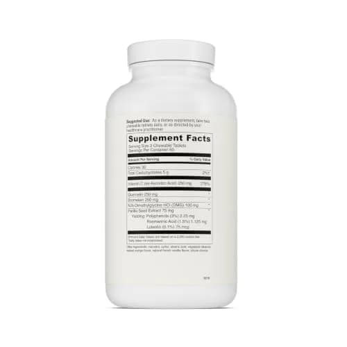 DAVINCI Labs Aller-DMG Chewable 120 Tablets | Immune & Respiratory Support, Orange Cream Flavor thumbnail 2