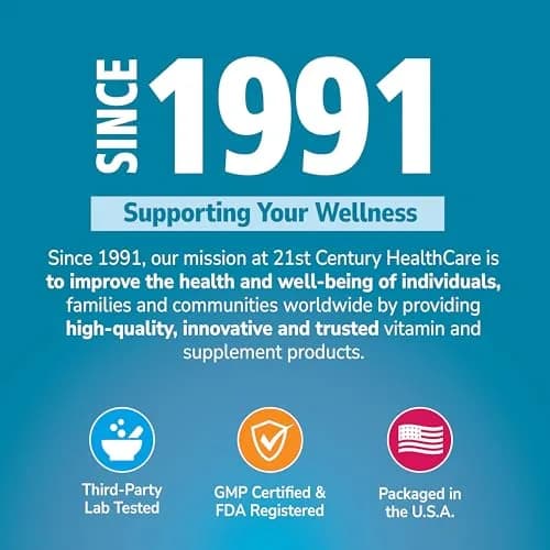 21st Century Slow Release Iron Tablets 45mg 60 Count | Gentle on Stomach, Gluten-Free thumbnail 7