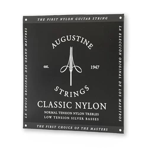 Augustine Strings Classic Black Low Tension Classical Guitar Strings | Nylon, 1 Set thumbnail 3