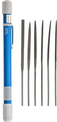 EUROTOOL Pocket Mini Needle File Set, 6 Piece | Fine Cut, 4" (100mm) for Jewelry & Watch Repair thumbnail 4