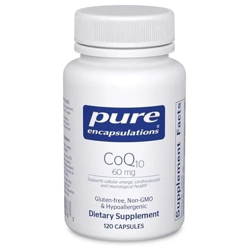Pure Encapsulations CoQ10 60 mg | Cellular Energy & Antioxidant Support (120 Capsules) thumbnail 1