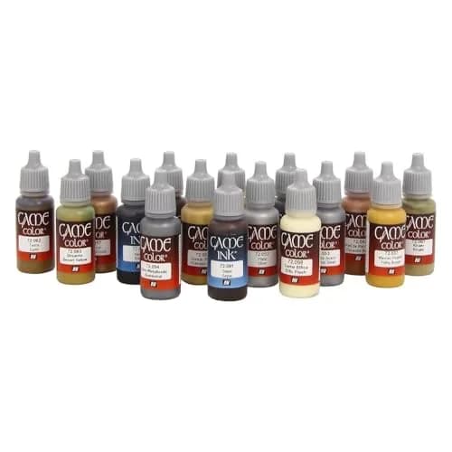 Vallejo Game Color Leather and Metal Set | 16 Bottles x 18 ml | Realistic Miniature Painting thumbnail 6