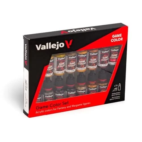 Vallejo Game Color Leather and Metal Set | 16 Bottles x 18 ml | Realistic Miniature Painting thumbnail 3
