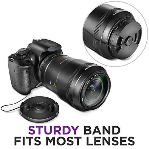 Altura Photo 5 Pcs Lens Cap Keeper Tether & Holder for Camera Lenses | Never Lose a Lens Cap Again thumbnail 5