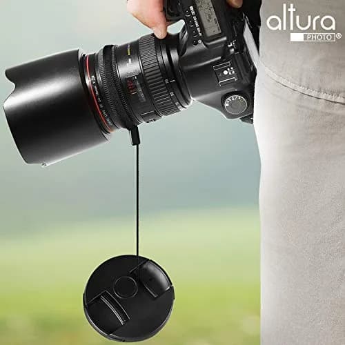 Altura Photo 5 Pcs Lens Cap Keeper Tether & Holder for Camera Lenses | Never Lose a Lens Cap Again thumbnail 8
