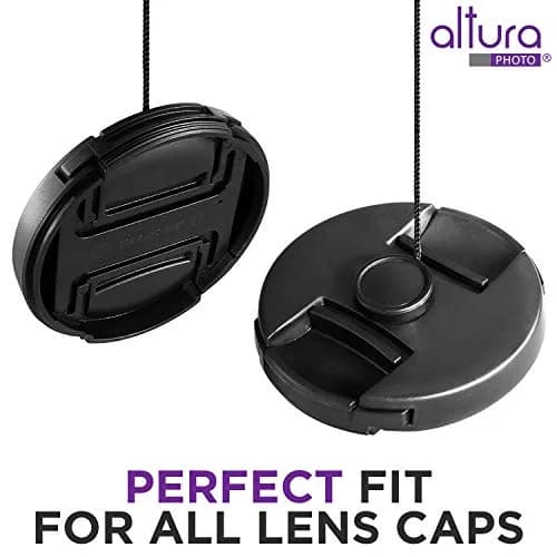 Altura Photo 5 Pcs Lens Cap Keeper Tether & Holder for Camera Lenses | Never Lose a Lens Cap Again thumbnail 3