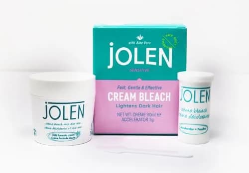 Jolen Creme Bleach Plus Aloe Vera 1oz. | Mild Hair Bleaching for All Hair Types thumbnail 2