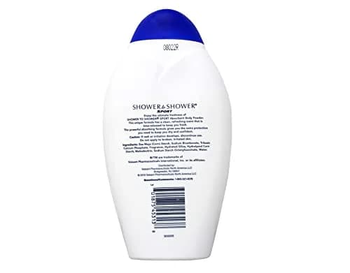 Shower To Shower Absorbent Body Powder Sport 13oz Pack of 2 | Keeps You Dry & Fresh thumbnail 6
