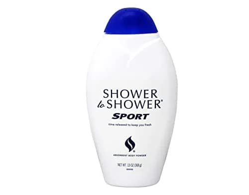 Shower To Shower Absorbent Body Powder Sport 13oz Pack of 2 | Keeps You Dry & Fresh thumbnail 2
