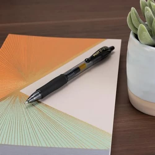 PILOT G2 Premium Rolling Ball Gel Pens, 1.0 mm Bold Point, Black Ink, 5-Pack | Smooth Writing Instrument thumbnail 5