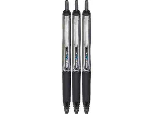 Pilot Precise V7 RT Refillable Liquid Ink Rollerball Pen 0.7mm | Fine Point, Refillable, Black Ink thumbnail 1