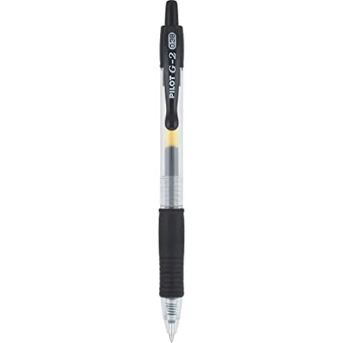 Pilot G2 Premium Retractable Gel Pen .38mm Black | Smooth, Long-Lasting Ink for Precise Writing thumbnail 7