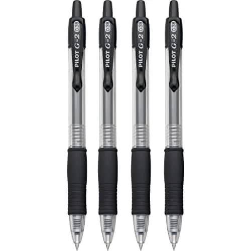 Pilot G2 Premium Retractable Gel Pen .38mm Black | Smooth, Long-Lasting Ink for Precise Writing thumbnail 3