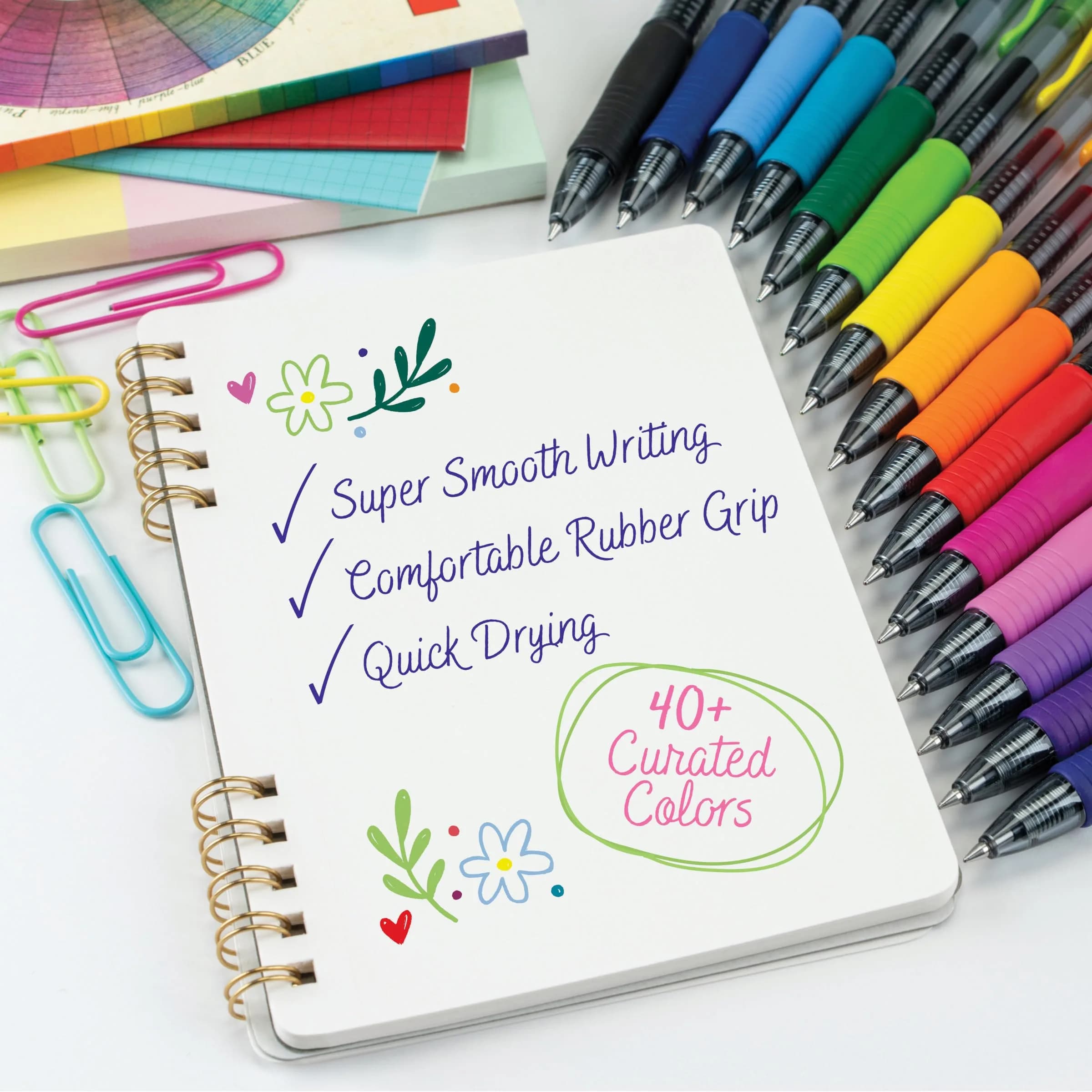 Pilot G2 Premium Assorted Color Gel Pens, Fine Point 0.7mm, 5-Pack | Smooth Writing & Long-Lasting Ink - view 2
