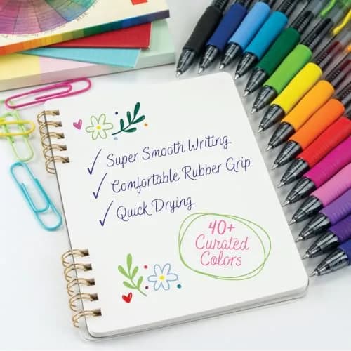 Pilot G2 Premium Assorted Color Gel Pens, Fine Point 0.7mm, 5-Pack | Smooth Writing & Long-Lasting Ink thumbnail 2