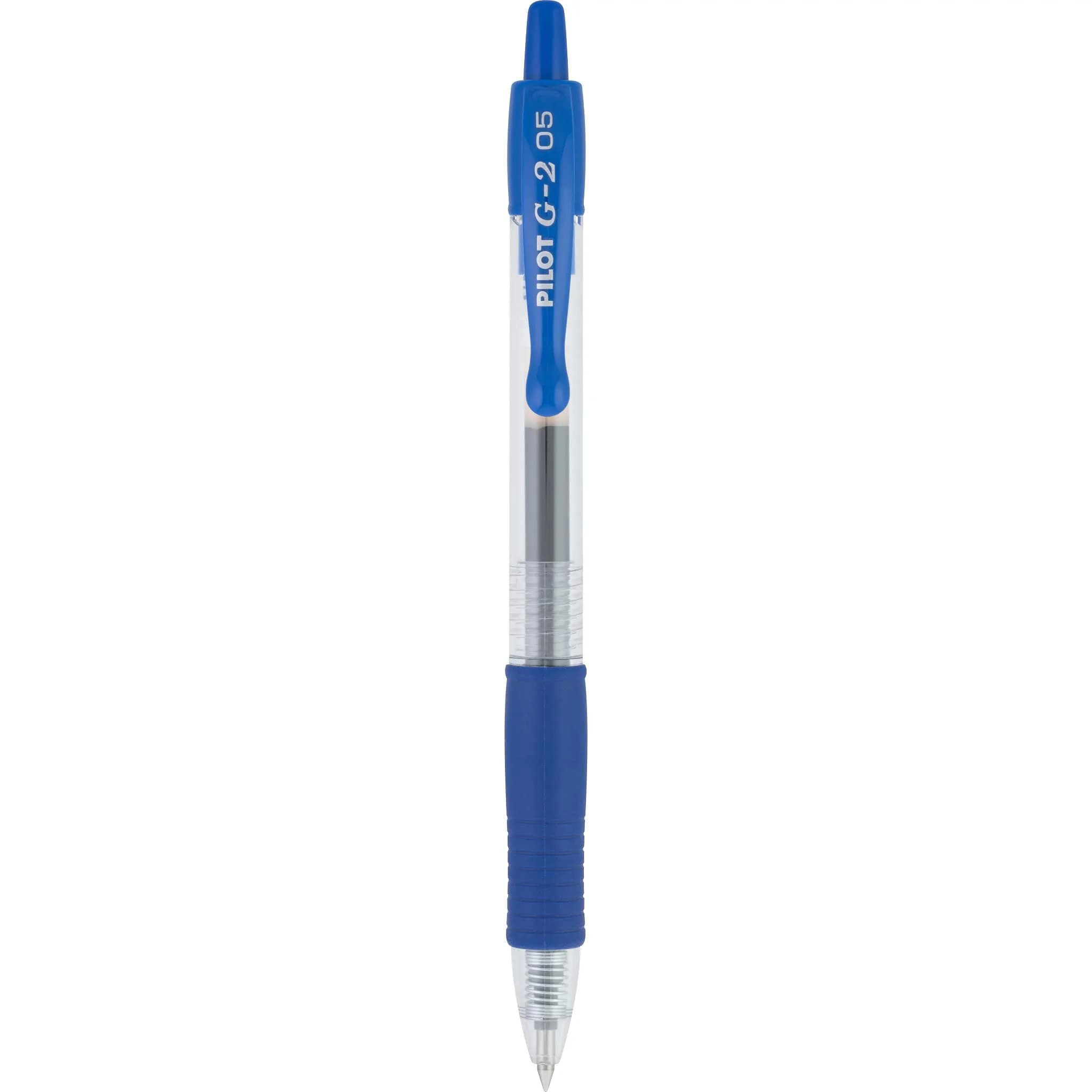 PILOT G2 Premium Refillable Gel Pens, Extra Fine Point 0.5mm, Blue Ink, 5-Pack | Smooth Writing & Long-Lasting - view 7