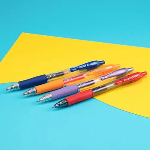 PILOT G2 Premium Refillable Gel Pens, Extra Fine Point 0.5mm, Blue Ink, 5-Pack | Smooth Writing & Long-Lasting thumbnail 8