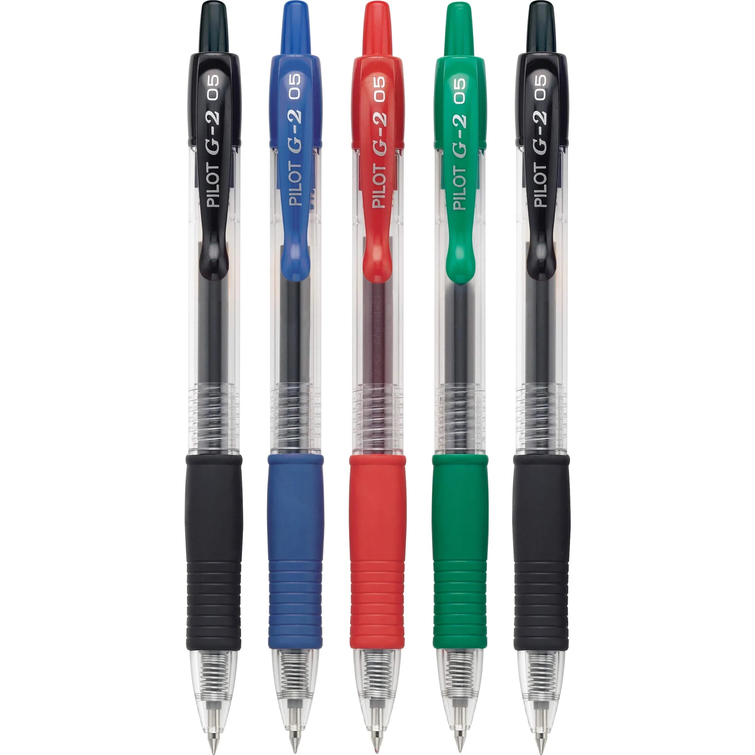 PILOT G2 Rolling Ball Gel Pens 0.5mm Assorted Colors 5-Pack | Smooth Ink Flow for Students & Office - view 4