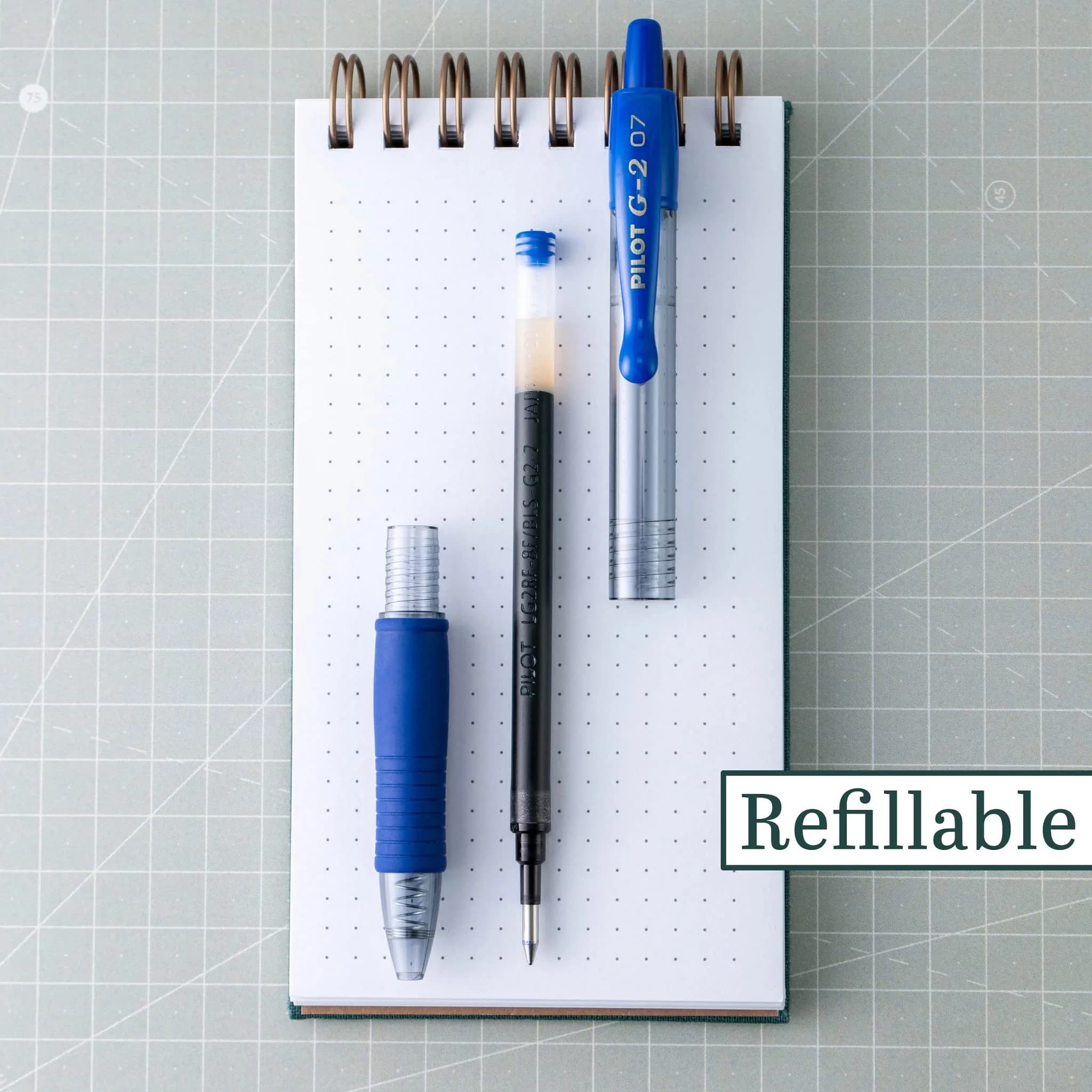 Pilot G2 Premium Blue Gel Pens, Fine Point 0.7mm, 5-Pack | Smooth Writing & Long-Lasting Ink - view 4