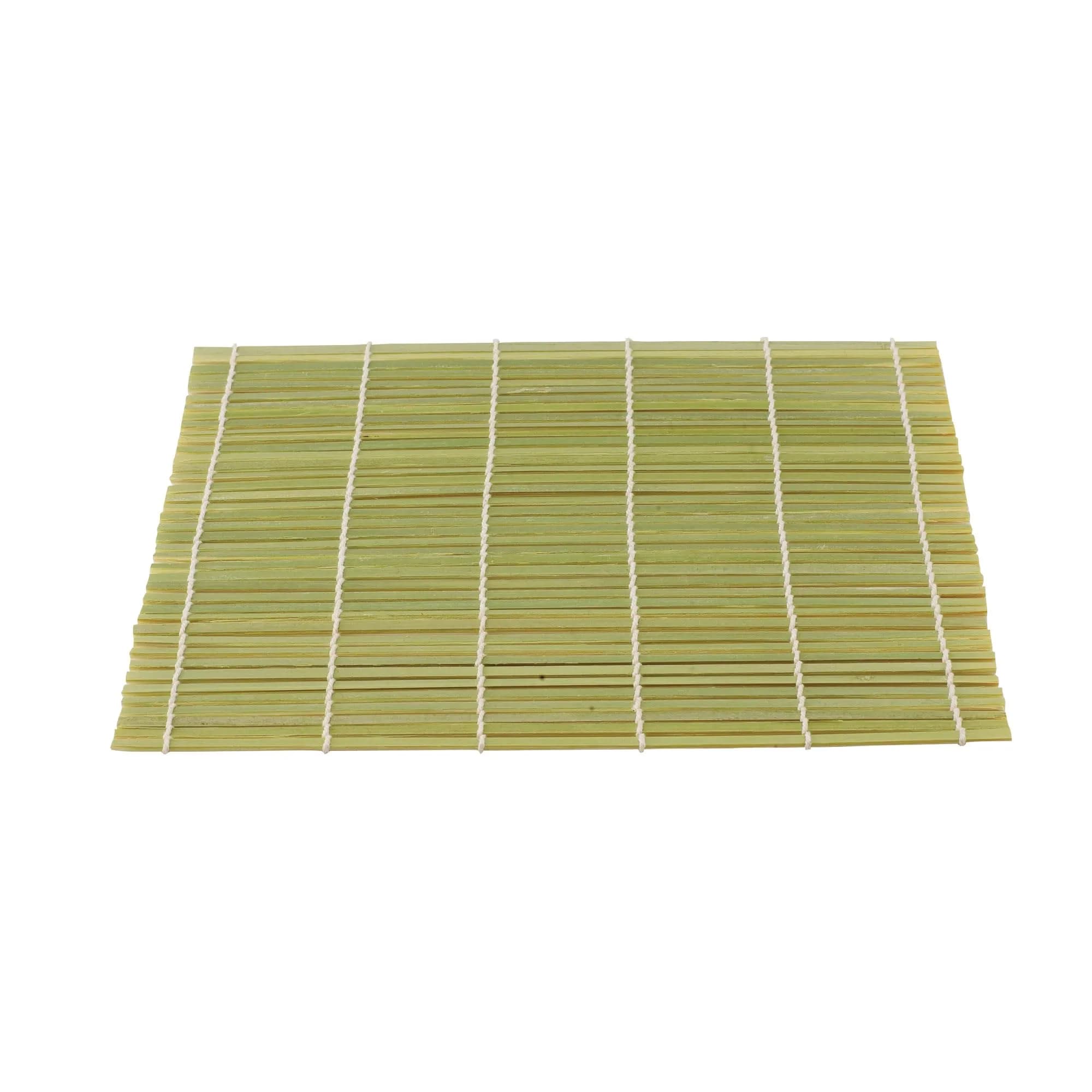 Helen's Asian Kitchen Bamboo Sushi Mat | Natural, Sustainable, 9.5-Inch for Homemade Sushi — 9.5-Inch Bamboo