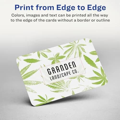 Avery Clean Edge Printable Business Cards with Sure Feed Technology, Rounded Corners, 160 Cards (25ml / 0.811 Fl Oz) | Professional Cards for Inkjet Printers thumbnail 9