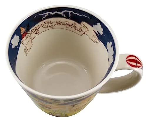 山加商店 Moomin Valley Map Design Soup Mug Cup Yamaka Japan | Porcelain 400ml | Cute Moomin Gift thumbnail 5