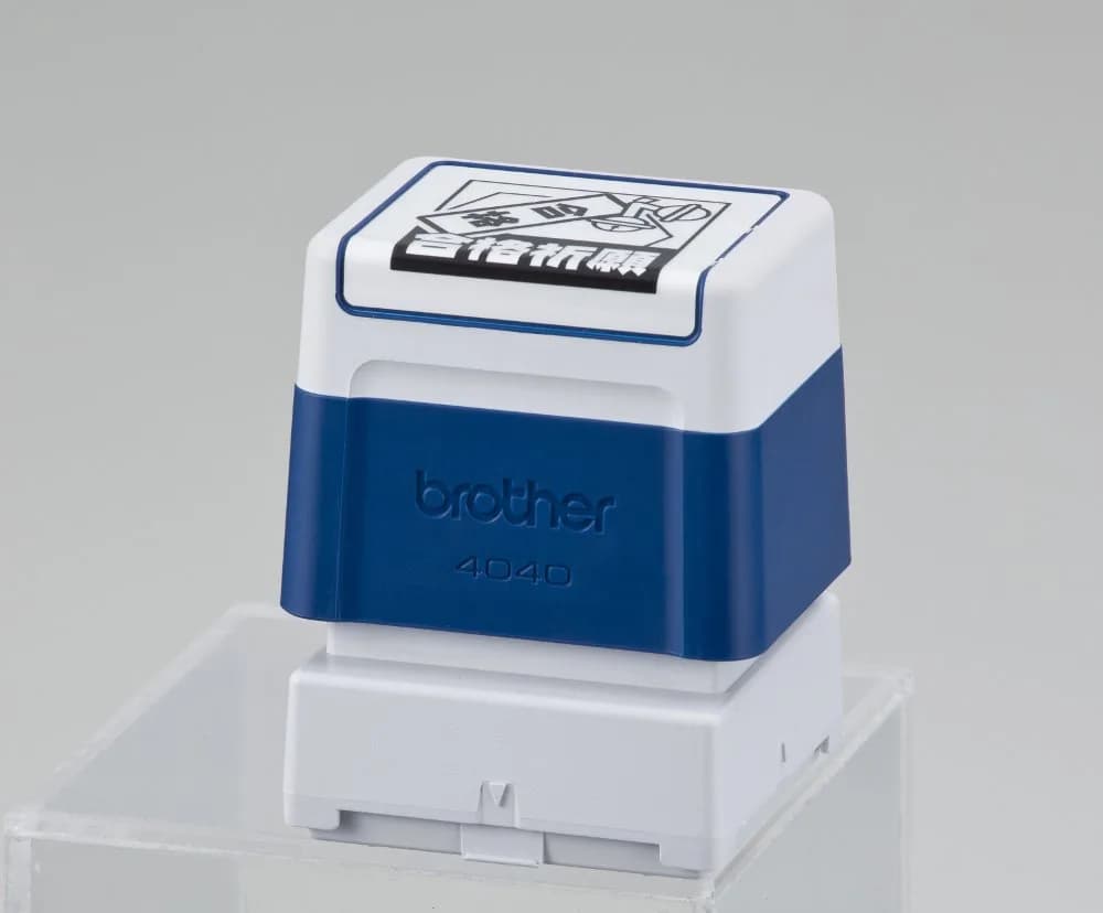 Brother Rubber Stamp Creator Pro SC-2000 40×40mm | Professional Rubber Grip Stamp in Red (Pack of 6) — 40×40mm