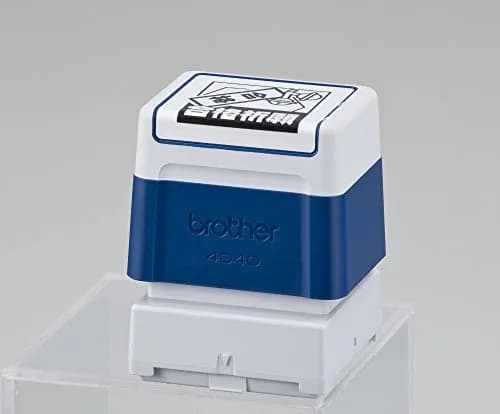 Brother Rubber Stamp Creator Pro SC-2000 40×40mm | Professional Rubber Grip Stamp in Red (Pack of 6) thumbnail 1