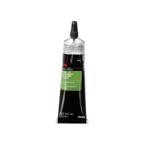 3M Super Weatherstrip and Gasket Adhesive 2 fl oz Tube | Waterproof Rubber Bonding thumbnail 1