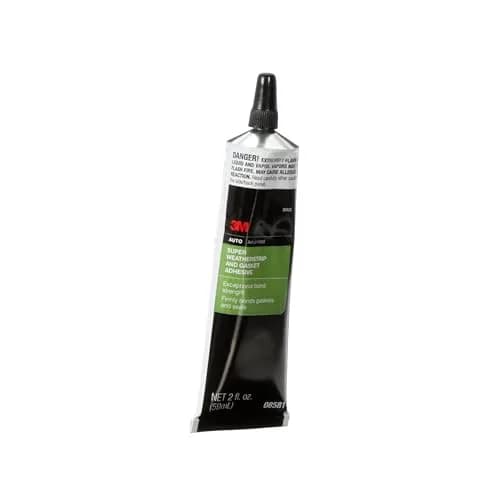 3M Super Weatherstrip and Gasket Adhesive 2 fl oz Tube | Waterproof Rubber Bonding thumbnail 2