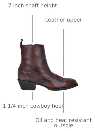 Laredo Fletcher Pointed Toe Pull On Casual Boots Ankle - Size 11 D | Classic Western Style thumbnail 2