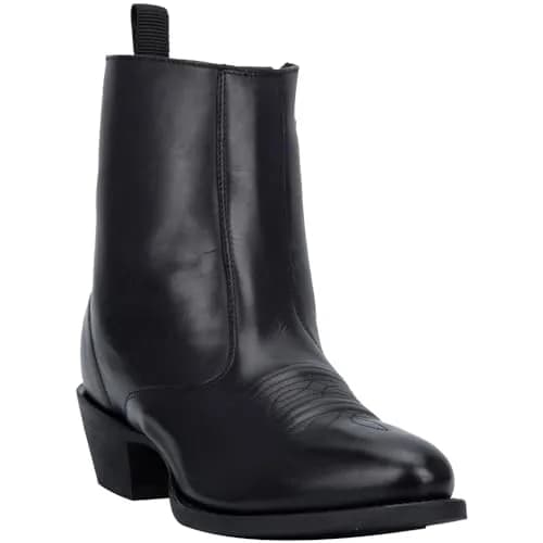 Dingo Mens Fletcher Pointed Toe Pull On Casual Boots Ankle - Black - Size 10.5 2E | Western Style with Leather Upper thumbnail 2