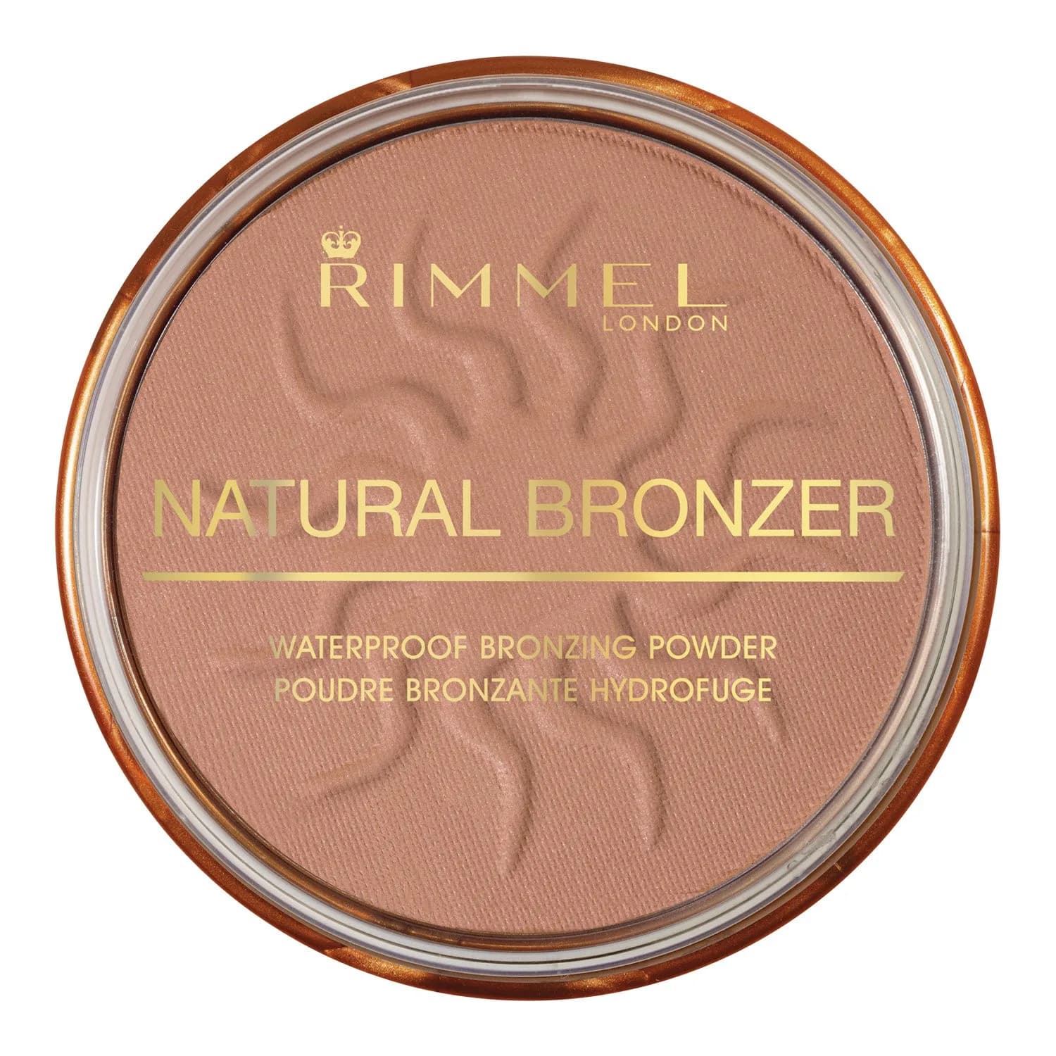 Rimmel London Natural Bronzer, Sun Light Shade, Matte Finish, 13.9g (0.49oz) | Natural Sun-Kissed Glow - main product image