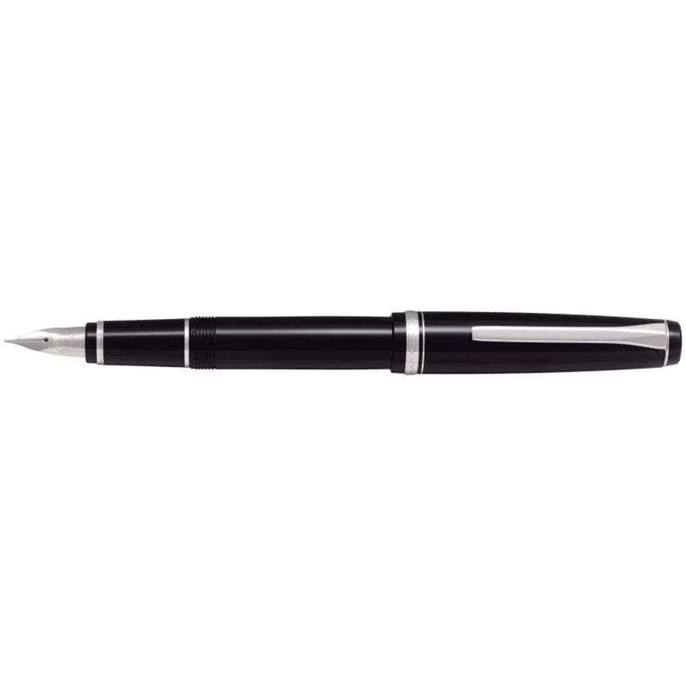 PILOT ELABO Resin Body Fountain Pen Soft Broad Nib, Black | Express Your Emotions with Japanese Calligraphy - main product image