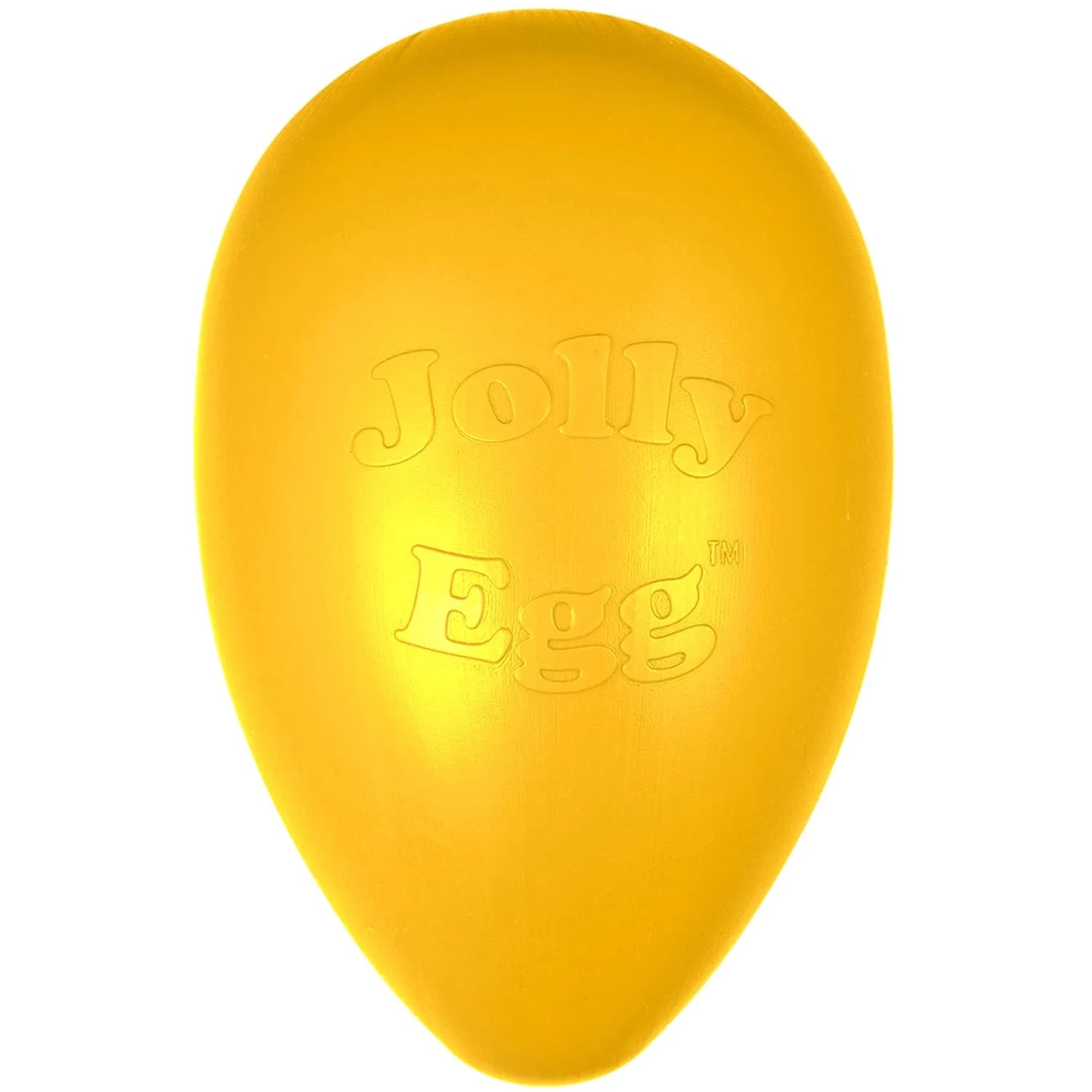 Jolly Pets Jolly Egg Herding Dog Toy, 8-inch (20.3 cm) Yellow | Unpredictable Chase & Float Fun — Yellow