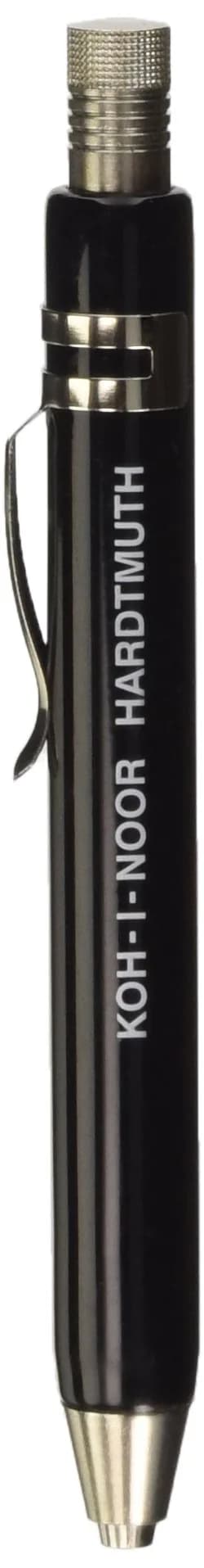 KOH-I-NOOR 3.2mm Mechanical Pencil 5358 with Sharpener | Smooth Writing Instrument — Black