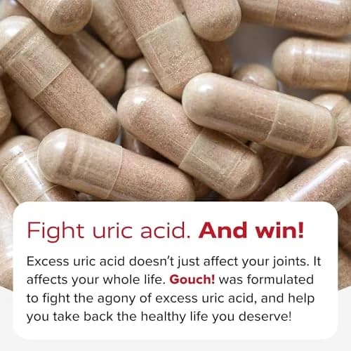 Redd Remedies Gouch! | Supports Healthy Uric Acid Levels | 60 Capsules (Cherry) | Kidney & Joint Support thumbnail 8