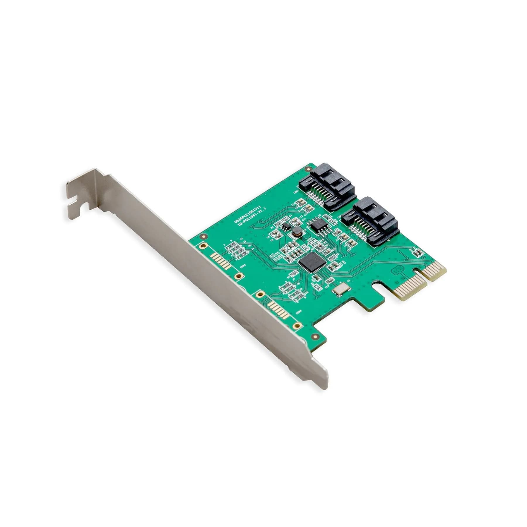 IO CREST 2-Port SATA III PCI-e Controller Card 6Gbps | ASM1061 Chipset, Hot-Swap Enabled - main product image