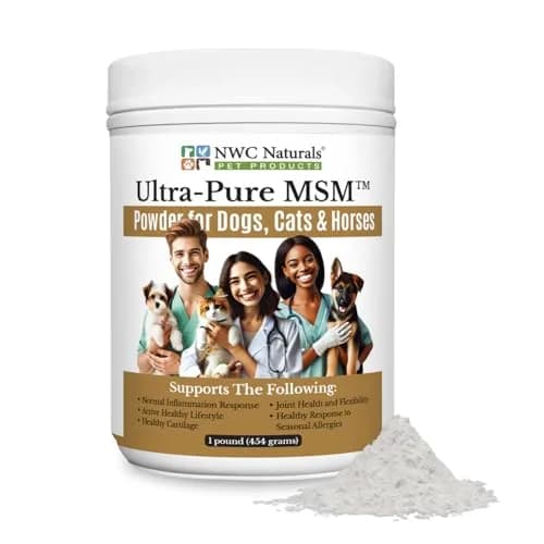 NWC Naturals MSM Powder for Dogs, Cats & Horses 454g | Supports Joint & Mobility thumbnail 1