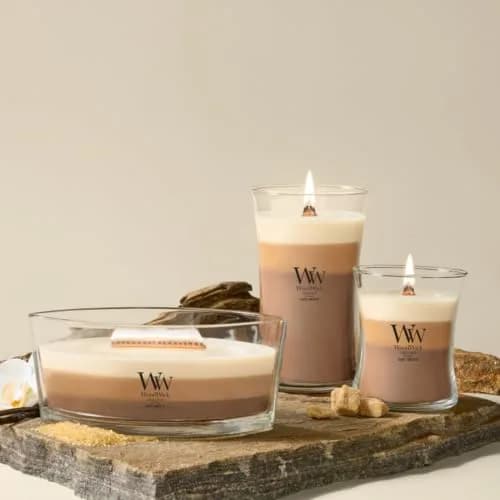 WoodWick Café Sweets Trilogy Tri-Scented Candle, Crackling Wick, 21.5oz | Layered Fragrances with Crackle Sound thumbnail 7