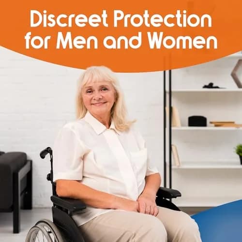 Inspire Protective Underwear for Men and Women | Adult Diapers | Disposable Pull Ups - 4 Bags of 20 | 80 Total (Small/Medium) thumbnail 8