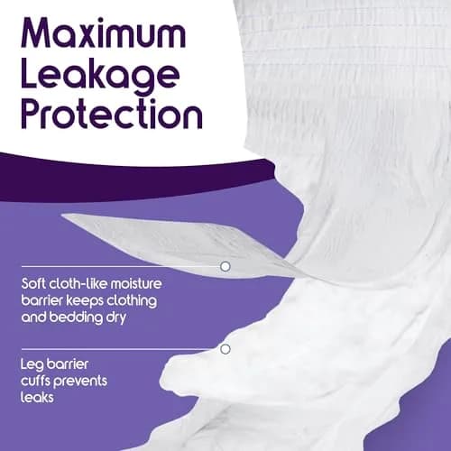 Inspire Adult Incontinence Underwear Extra Large | Super Absorbent, Odor Control, Discreet Fit thumbnail 4