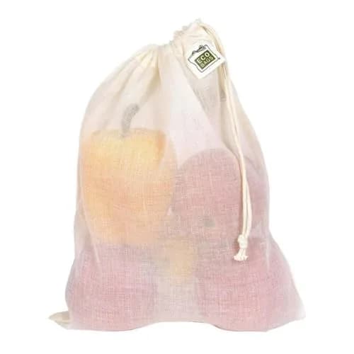 Ecobags Gauze Produce Bags Natural Cotton | Eco-Friendly, Reusable, 24 Pack thumbnail 1