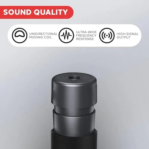 PylePro Dynamic Handheld Microphone | Unidirectional Vocal Mic with Built-in Pop Filter (6.14" x 1.24") thumbnail 2