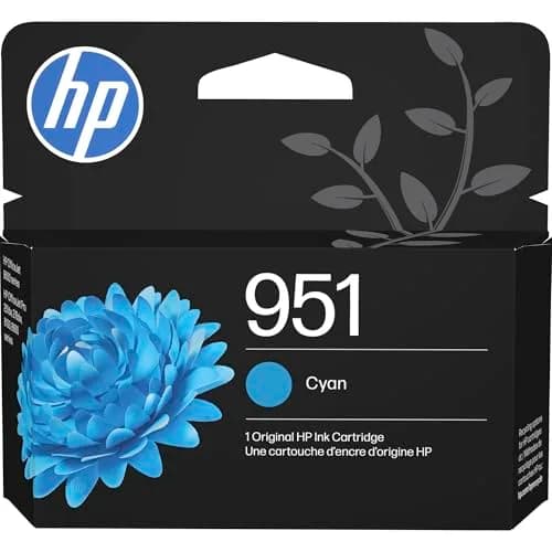 HP 951 Cyan Ink Cartridge | 535 Pages Yield | Genuine Ink thumbnail 1