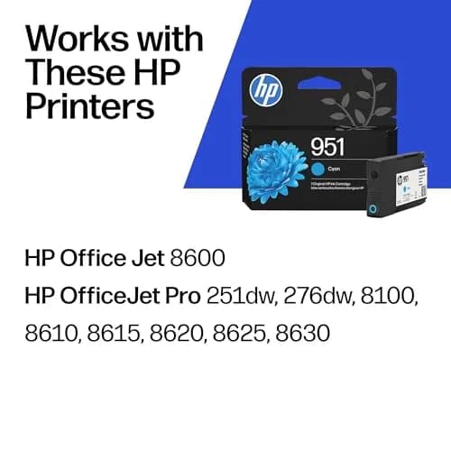 HP 951 Cyan Ink Cartridge | 535 Pages Yield | Genuine Ink thumbnail 2