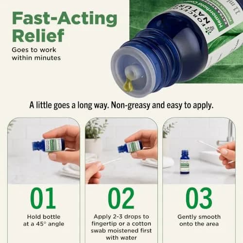 Forces of Nature Hemorrhoid Control Extra Strength 0.37 Fl Oz | Fast Relief with Organic Ingredients thumbnail 4